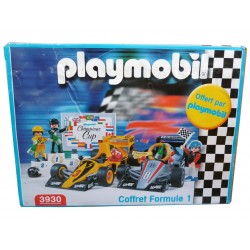 PLAYMOBIL - 3930 - COFFRET FORMULE 1 (BOITE NEUVE ET RARE)